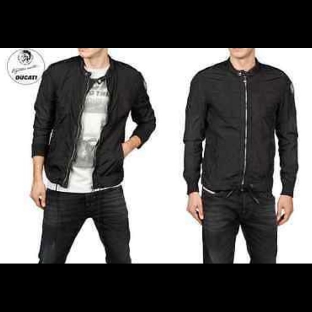 Diesel Ducati Men’s Jacket, Black Color, Size XL